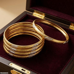 PBH00045 MZM Cutt Shape Bangles Set - PBH