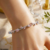 TBCH00662 LSH Tulip Pink Stone Bracelet - TBCH