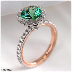 TRGH052 CSH Greenish Round Ring