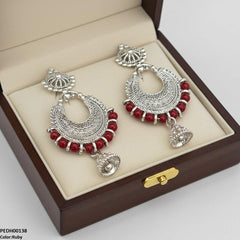PEDH00138 SDQ Moon Drop Earrings - PEDH