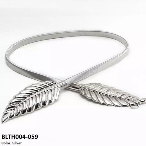BLTH004 OHH Gold leaf's Stretchable Ladies Belt