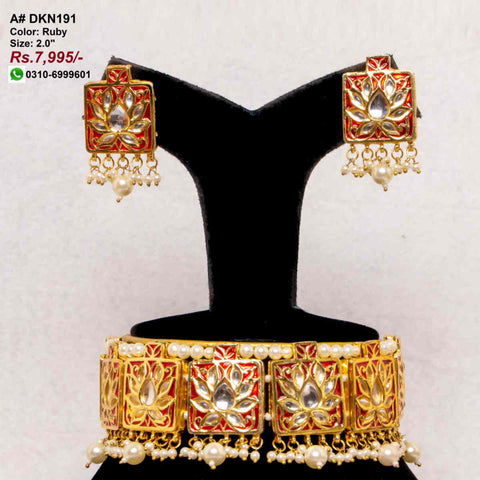 DKN191 Kundan Necklace Set