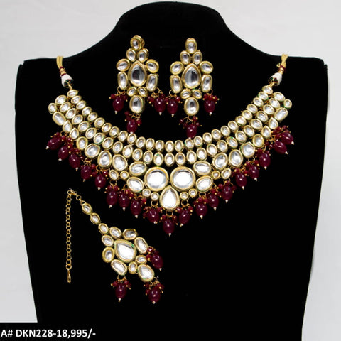 DKN228 Kundan Necklace Set