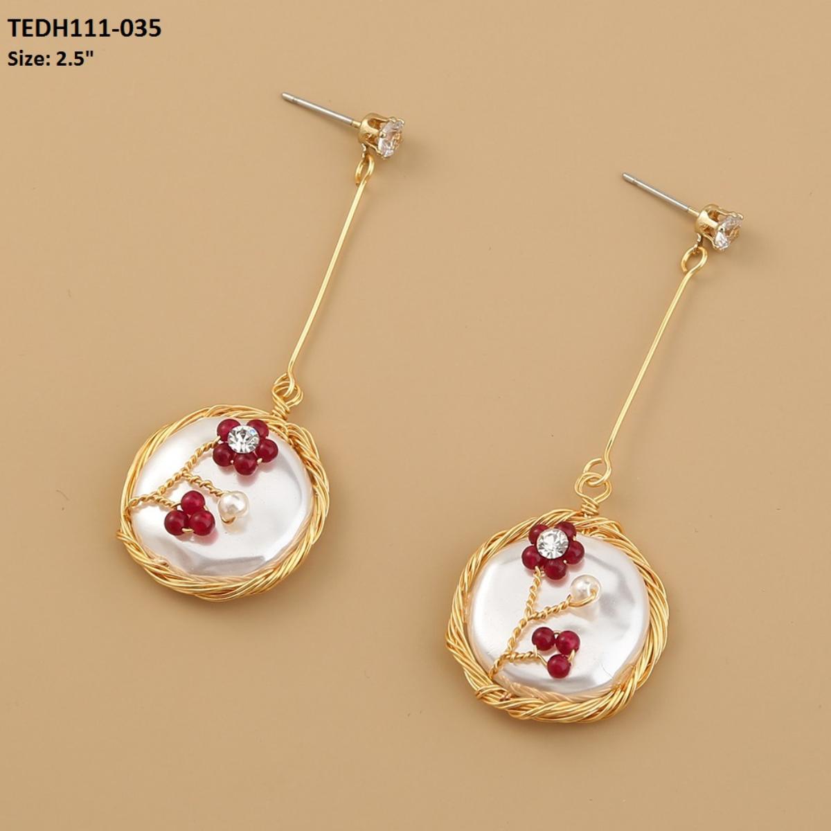 TEDH111 NMG Imp Earrings Pair