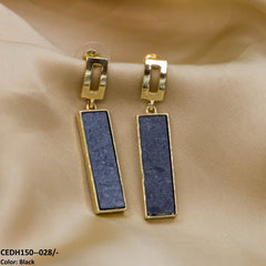 CEDH150 YYZ Tear Drop Earrings Pair