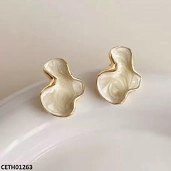 CETH01263 LSH White Marble Tops Pair - CETH