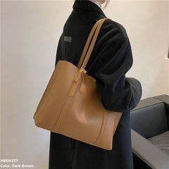 HBGH157 BBM Plain Leather Bag