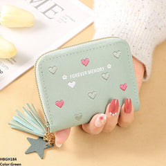 HBGH184 LMP Printed Heart Hand Clutch