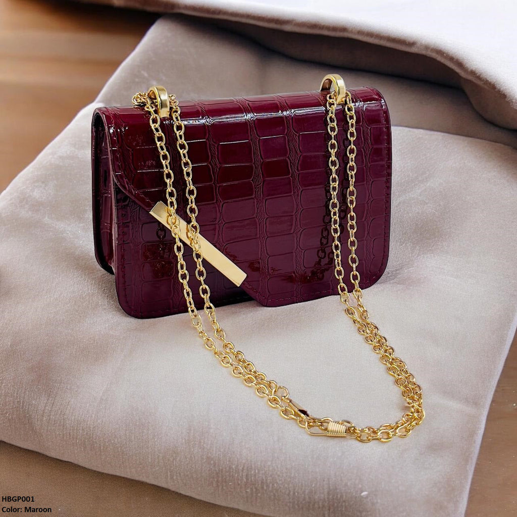 HBGP001 Cut Shaped Ladies Hand Bag