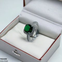 TRSH499 CDY Square Adjustable Ring