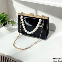 HBGP008 Trendy Pearl Ladies Hand Bag