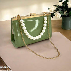 HBGP008 Trendy Pearl Ladies Hand Bag