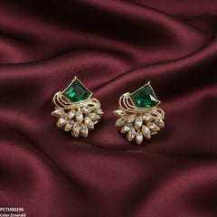 PETH00296 FRN Square/Marquise Leaf Tops Pair - PETH