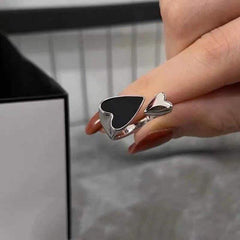 CRSH00786 LSH Double Heart Ring Adjustable - CRSH