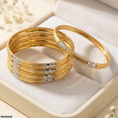 PBH00048  MZM Round Bangles Set  - PBH