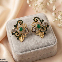 ABD PETH00345 Oval/Leaf Tops Pair - PETH