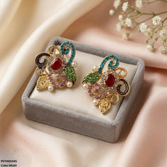 ABD PETH00345 Oval/Leaf Tops Pair - PETH