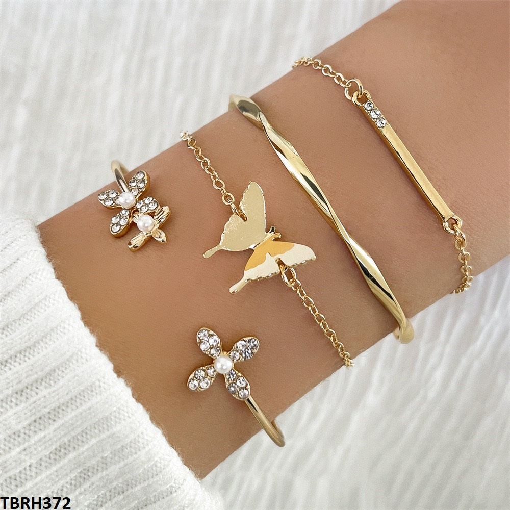 TBRH372 YYE Butterfly Bracelet Set