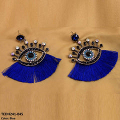 TEDH241 KSU Imp Earrings Evil Eye