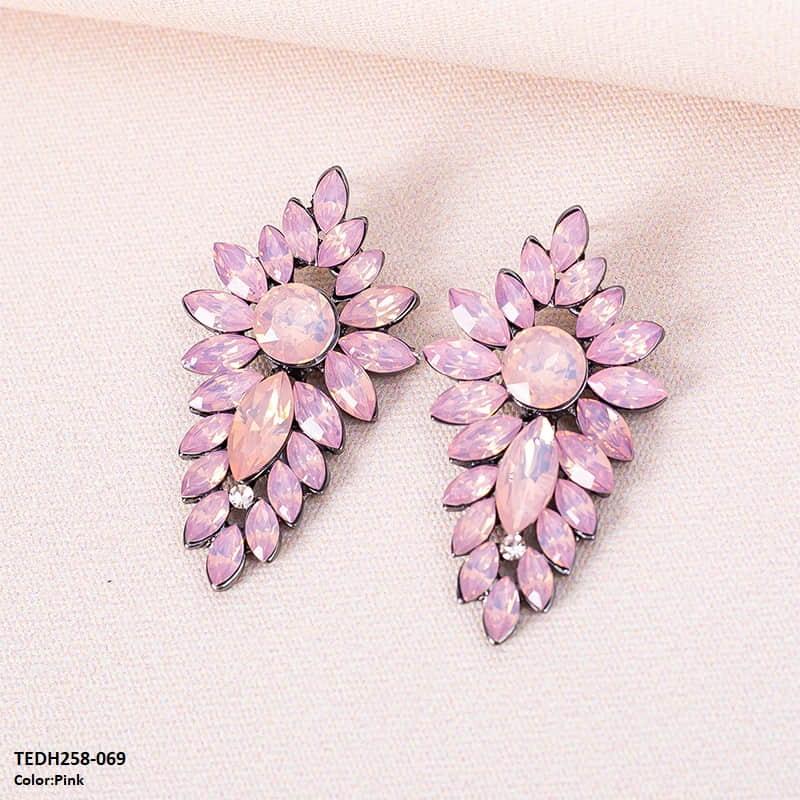 TEDH258 KSU Imported Drop Earrings