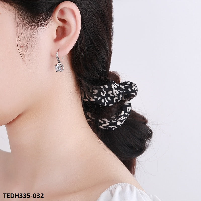 TEDH335 Up Level Sterling Drop Earrings Pair