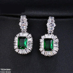 TEDH394 BYJ Baguette Drop Earrings