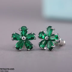 TETH270 CSH Flower Ear Tops Pair