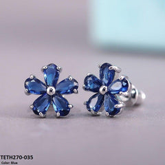 TETH270 CSH Flower Ear Tops Pair