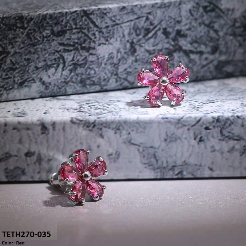 TETH270 CSH Flower Ear Tops Pair