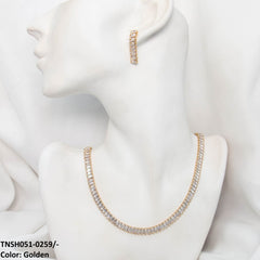 TNSH051 JLX Zircon Necklace Set