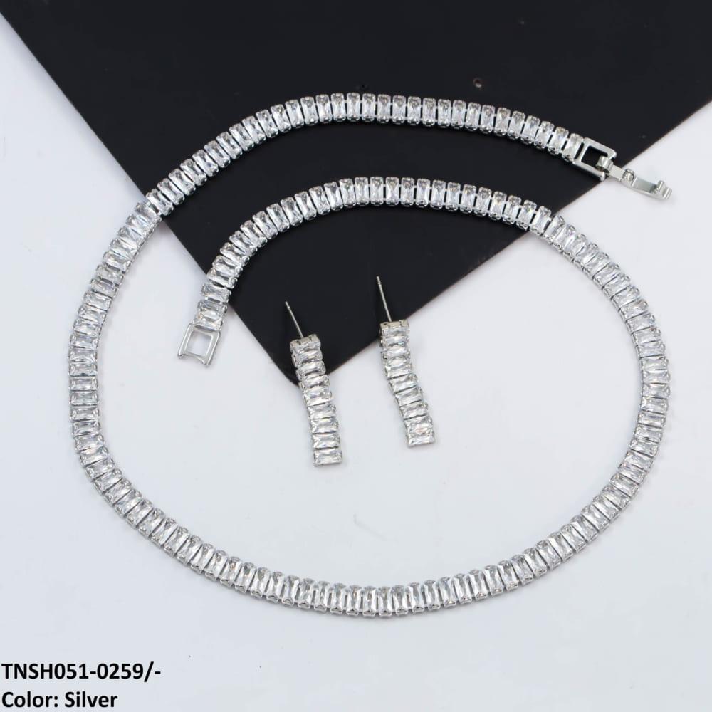 TNSH051 JLX Zircon Necklace Set