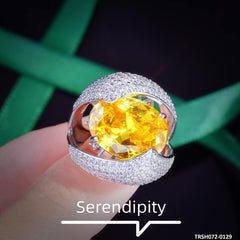 TRSH072 GWH Zircon RING Adjustable