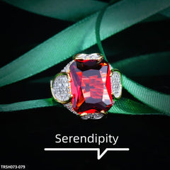 TRSH073 GWH Zircon RING Adjustable