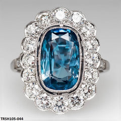 TRSH105 CSH Blue Oval Ring