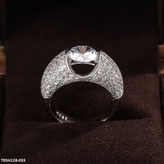 TRSH128 CSH White Tapered Ring
