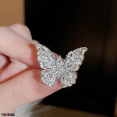 TRSH586 YBJ Butterfly Ring Adjustable