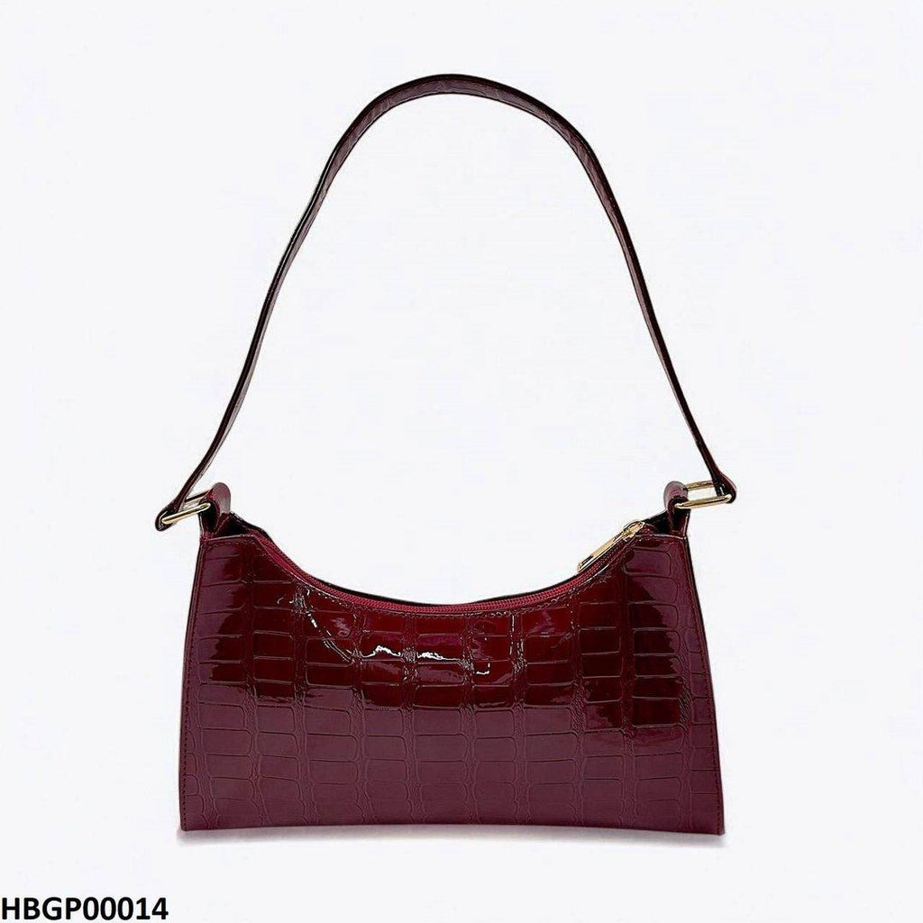 HBGP00014 Crocodile Pattern Armpit Hand Bag - HBGP