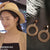 CEDH045 SGC Round Chain Drop Earrings