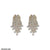 CEDH105 YBJ Rahintestone Tassel Drop Pearl Earrings