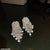 CEDH105 YBJ Rahintestone Tassel Drop Pearl Earrings