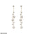 CEDH119 SGC Pearl Tassel Drop Earrings pair