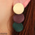 CEDH130 XUT Coin Drop Earrings Pair