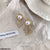 CEDH180 YQG Pearl Tassel Drop Earrings