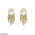CEDH180 YQG Pearl Tassel Drop Earrings