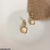 CEDH186 YQG Square Chain Drop Earrings