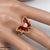 CRGH348 LJX Charm Butterfly Ring Adjustable