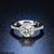CRSH461 ZFQ Round Birthstone Ring Adjustable