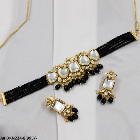 DKN224 Kundan Necklace Set