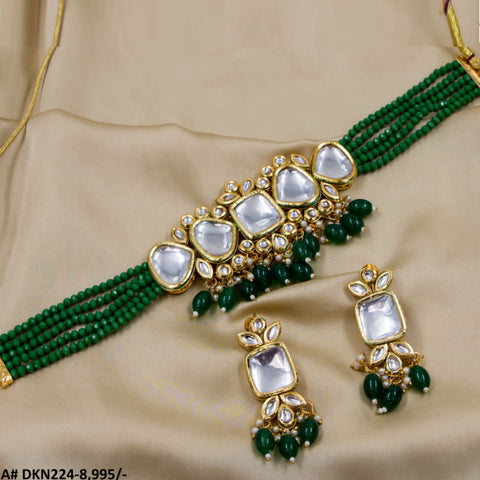 DKN224 Kundan Necklace Set