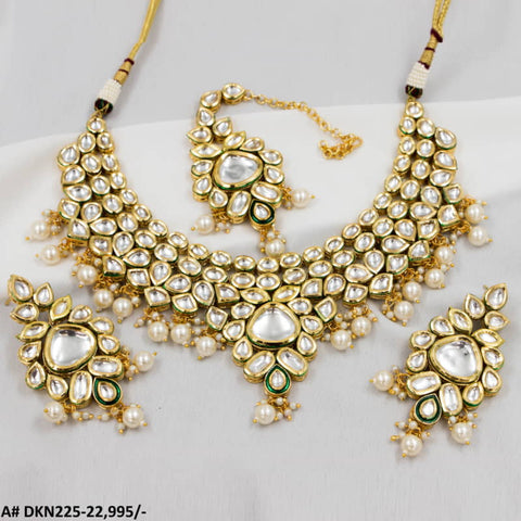 DKN225 Kundan Necklace Set